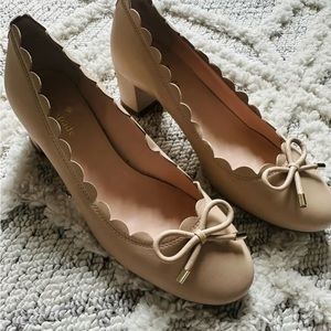 Kate Spade Scalloped Heel Shoe Size 71/2